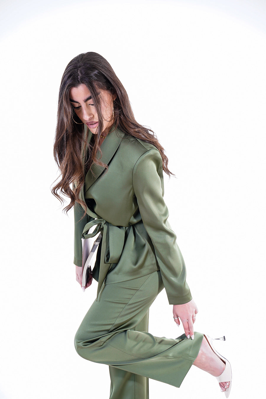 Tailleur Tokyo Colorazione Verde Foresta