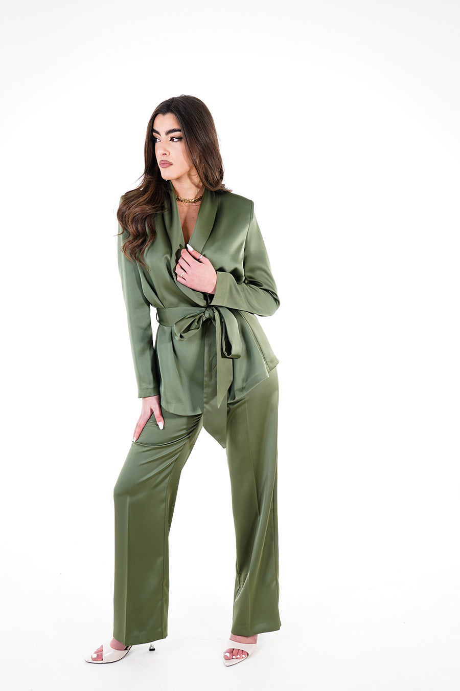 Tailleur Tokyo Colorazione Verde Foresta