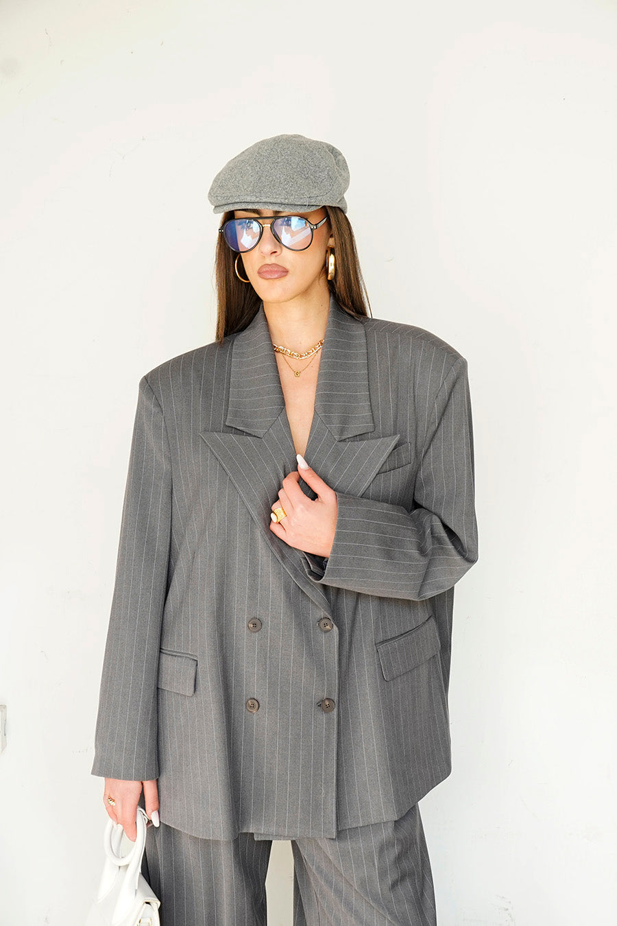 Tailleur Vegas colorazione Grigio Gessato