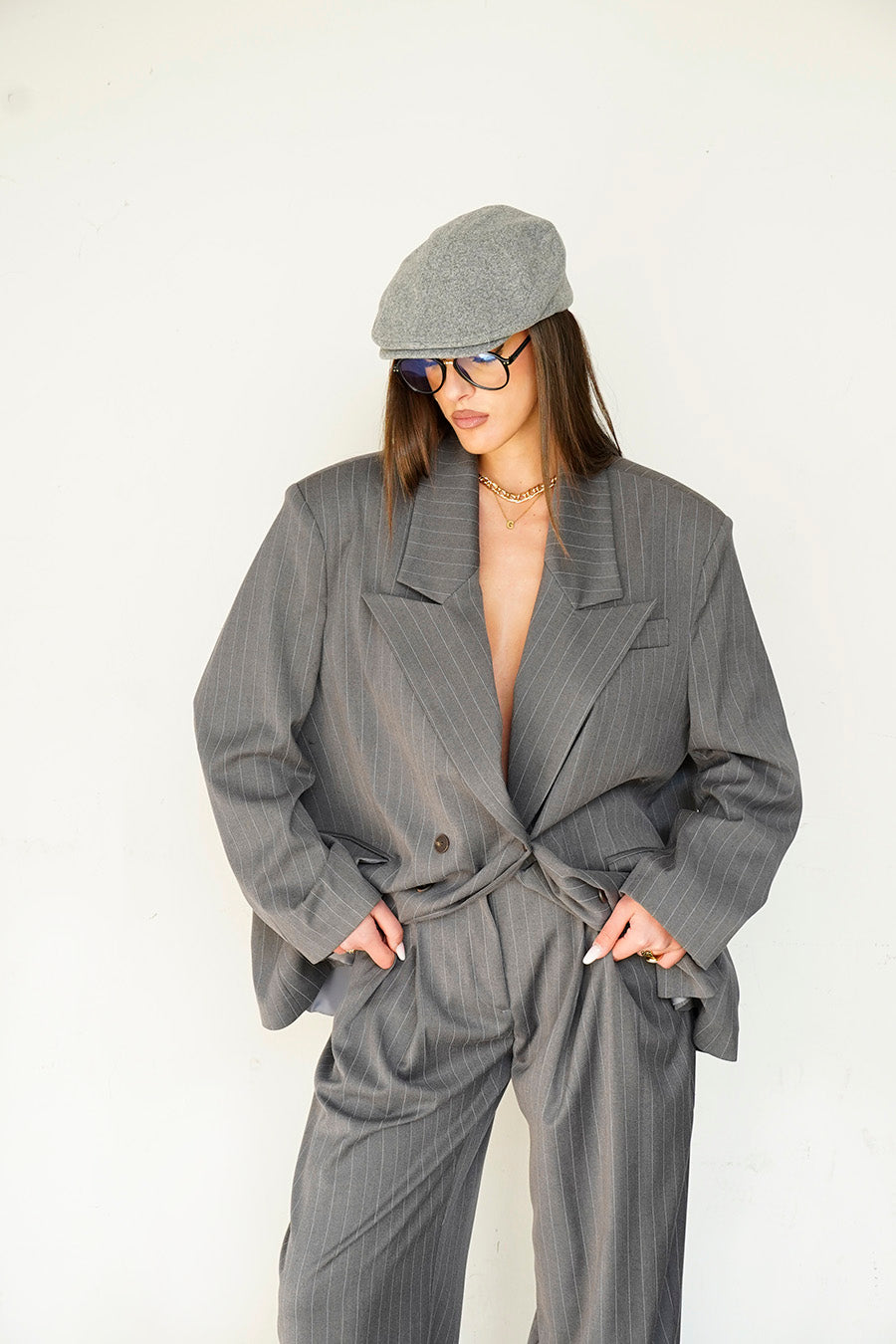 Tailleur Vegas colorazione Grigio Gessato