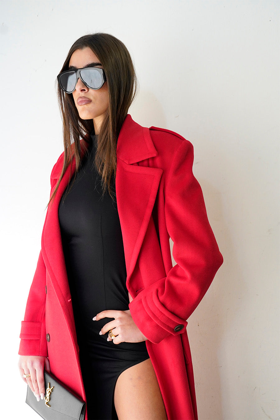 Cappotto Boston Doppiopetto colorazione Rosso