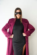 Cappotto Boston Doppiopetto colorazione Viola