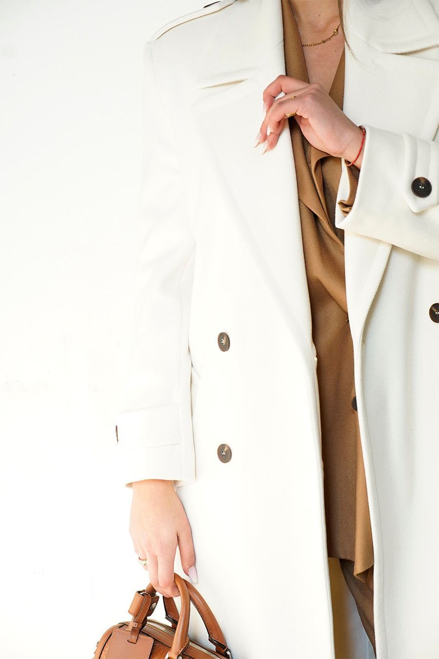 Cappotto Boston Doppiopetto colorazione Bianco