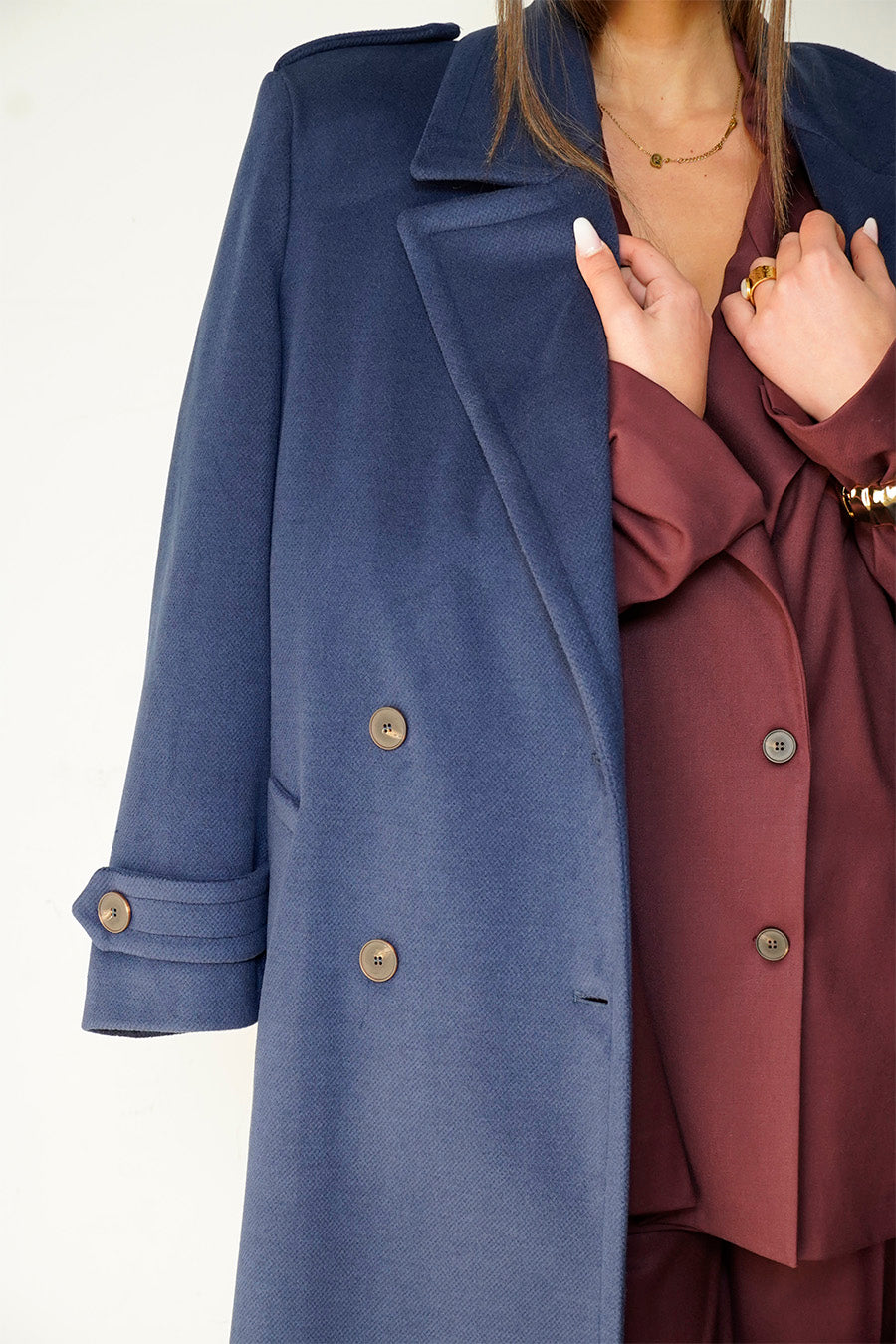 Cappotto Boston Doppiopetto colorazione Blu