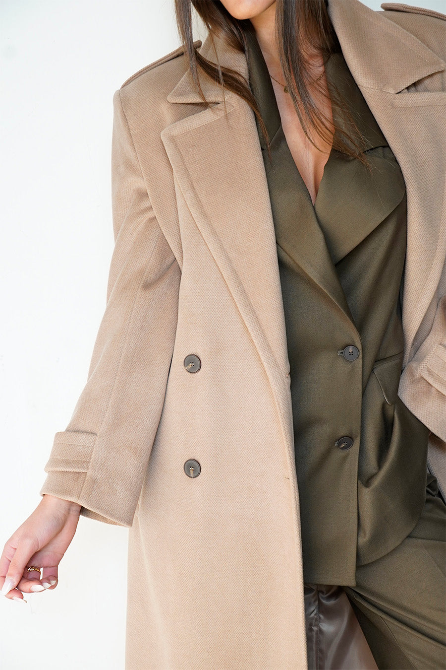 Cappotto Boston Doppiopetto colorazione Beige