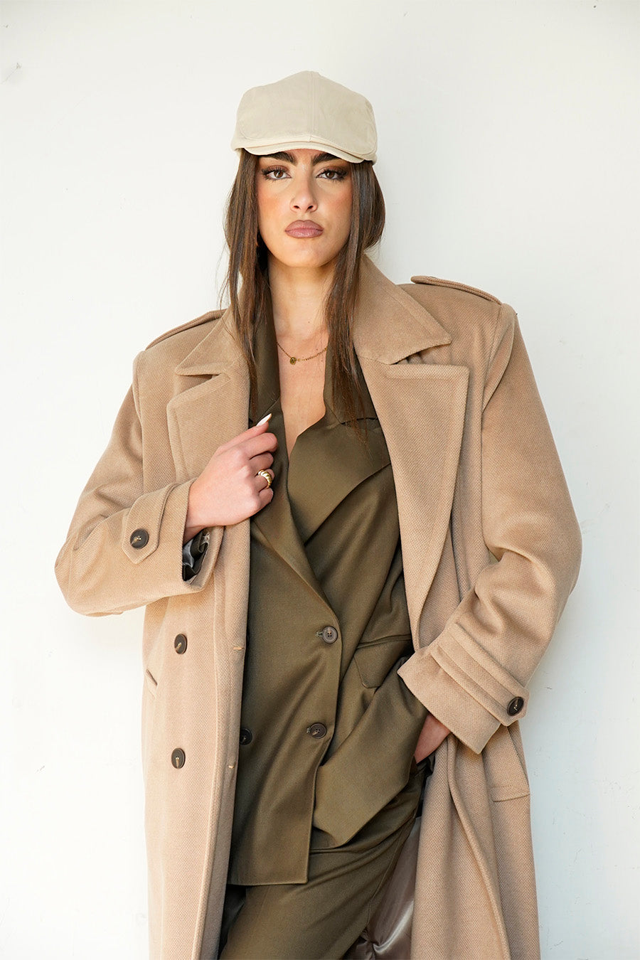 Cappotto Boston Doppiopetto colorazione Beige