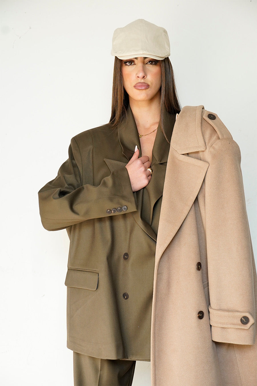 Cappotto Boston Doppiopetto colorazione Beige