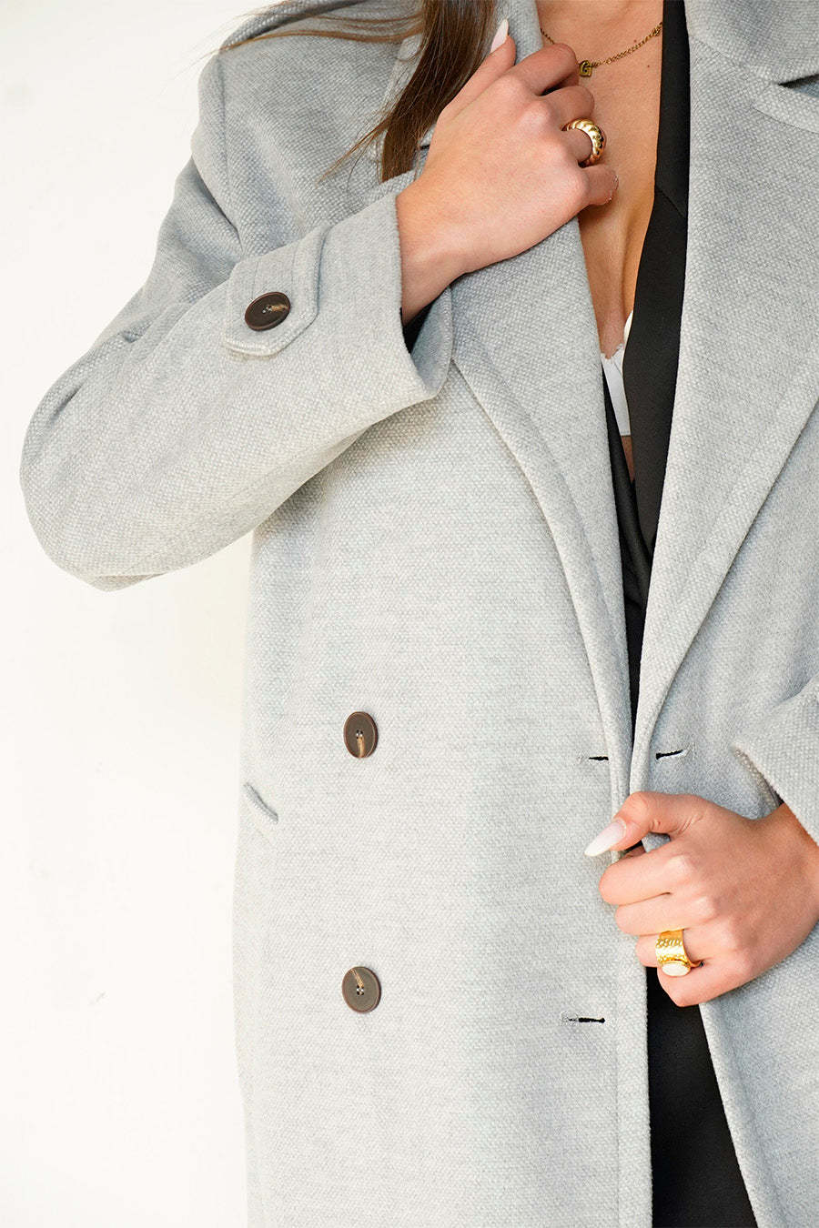 Cappotto Boston Doppiopetto colorazione Grigio