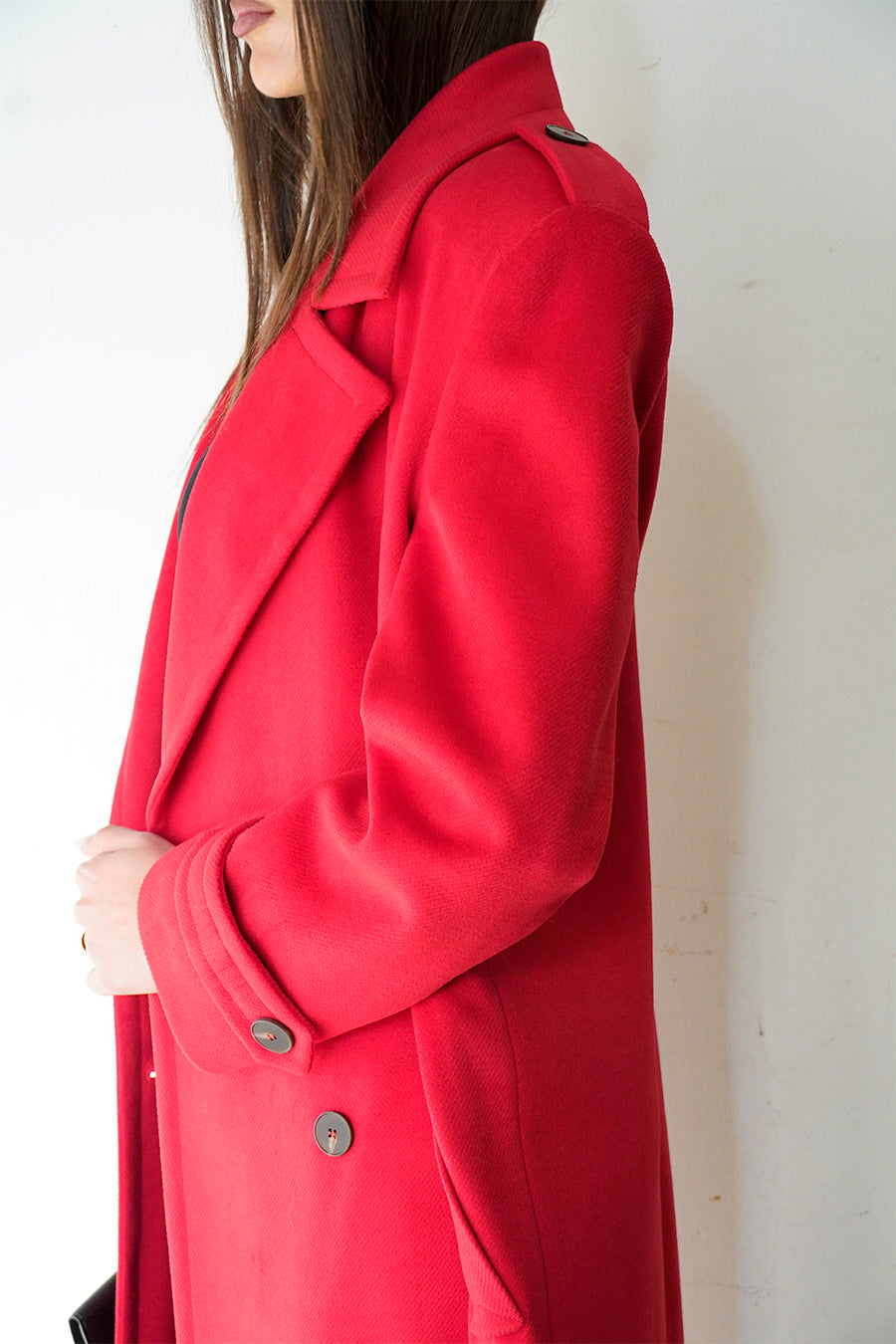 Cappotto Boston Doppiopetto colorazione Rosso