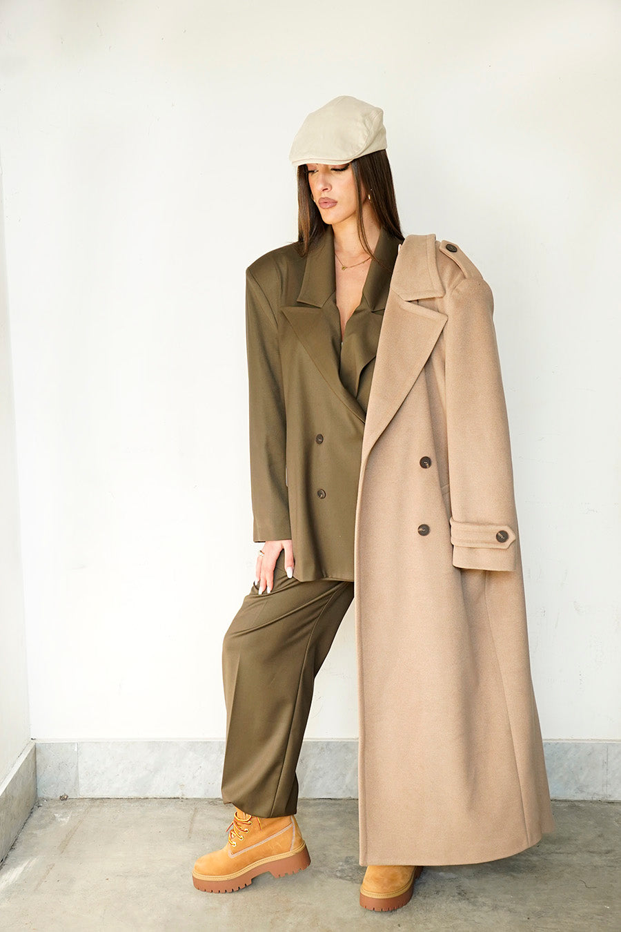Cappotto Boston Doppiopetto colorazione Beige