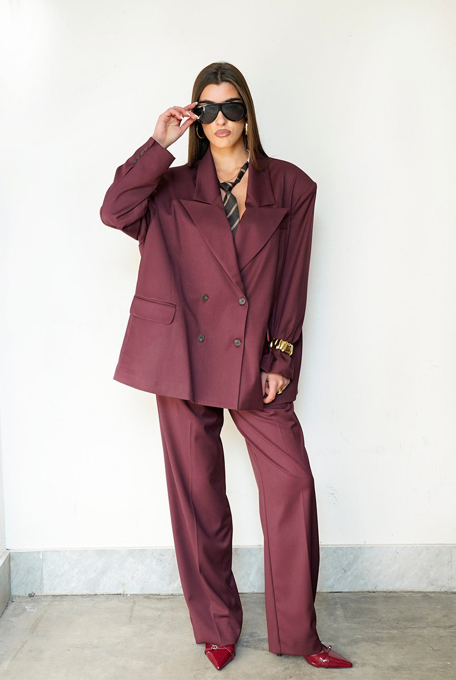 Tailleur Vegas colorazione Bordeaux