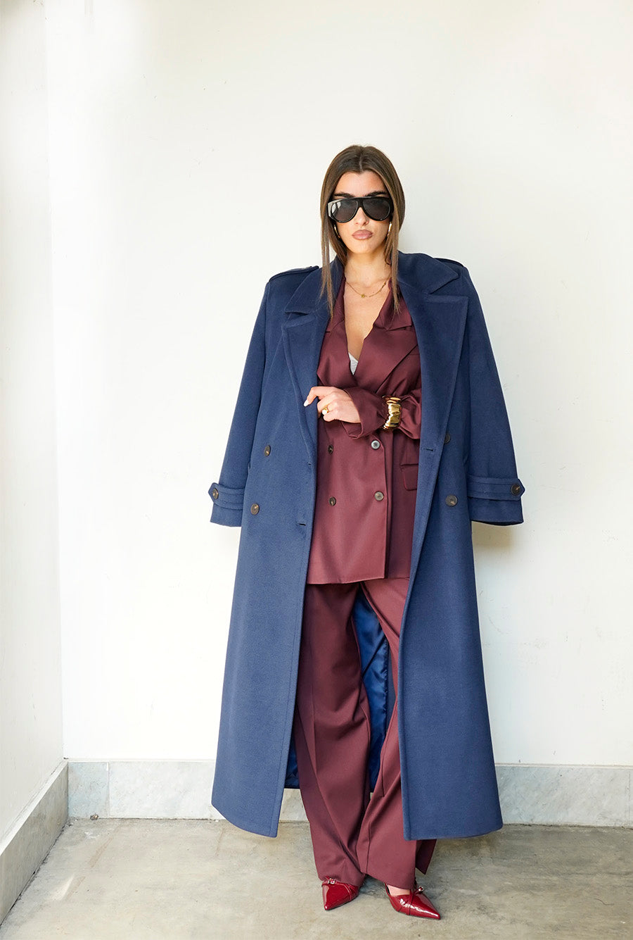 Cappotto Boston Doppiopetto colorazione Blu