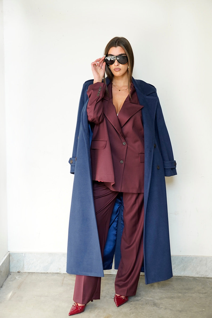 Cappotto Boston Doppiopetto colorazione Blu