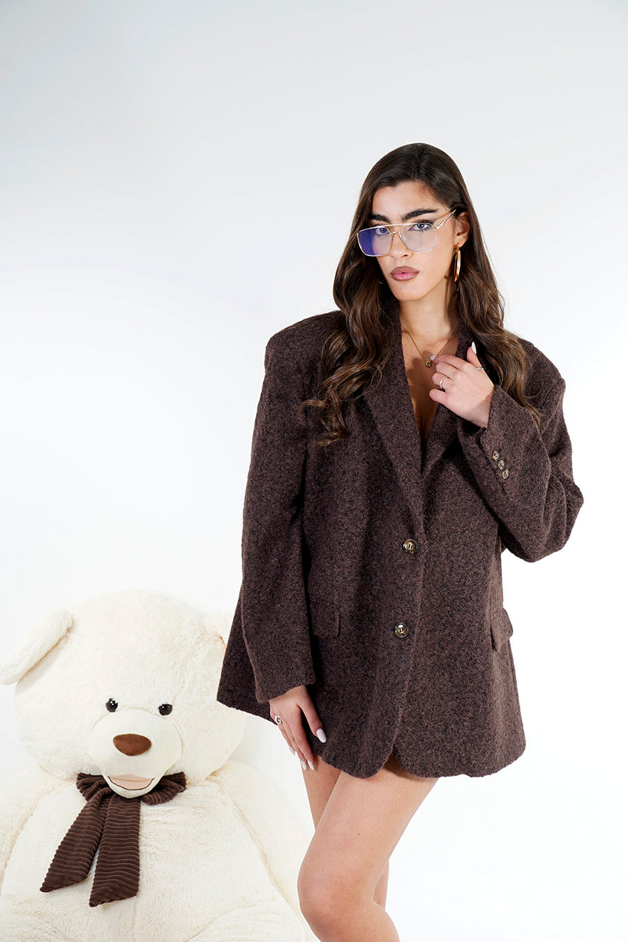 Blazer Kaila colore Marrone