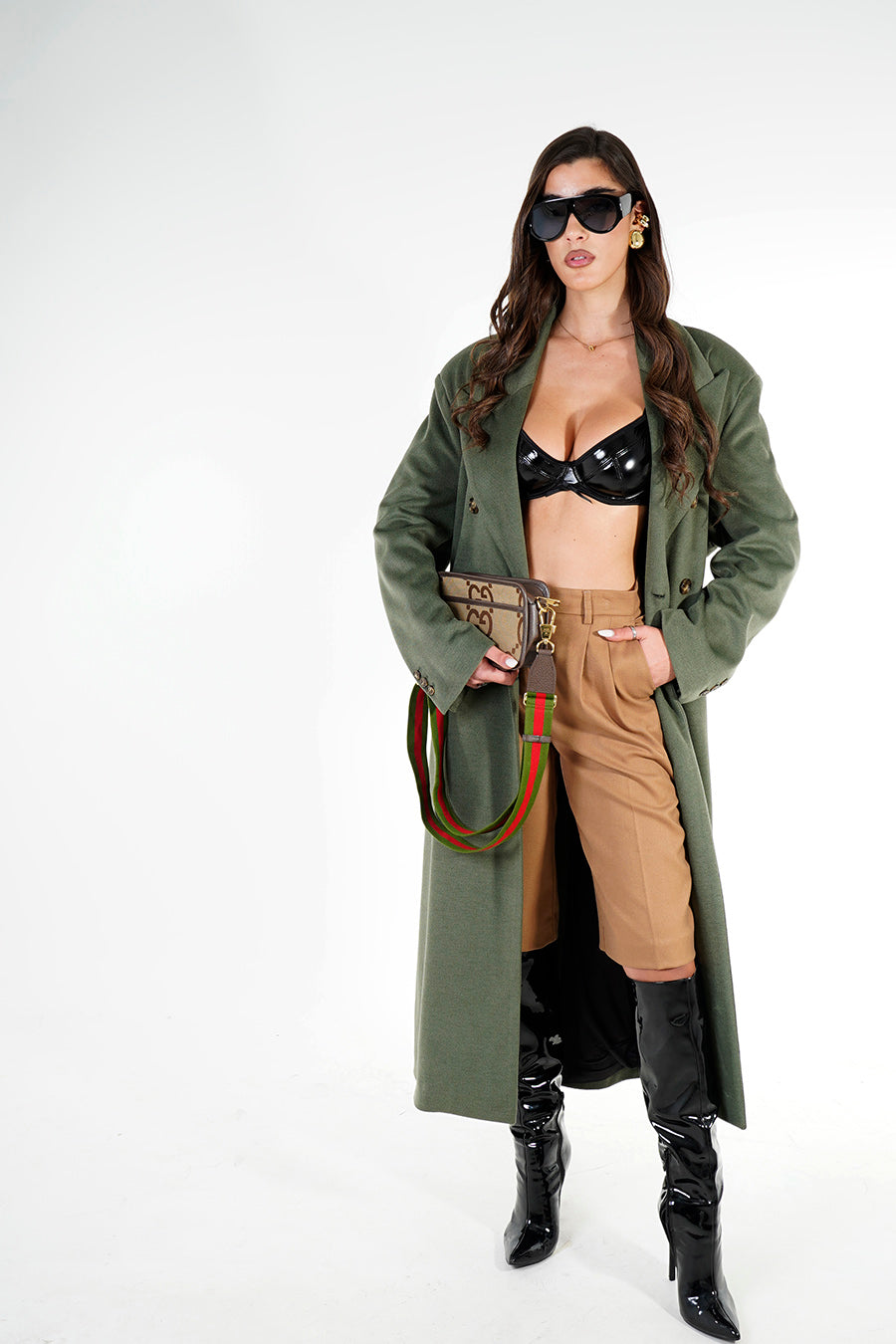 Cappotto Dominus colorazione Verde Militare